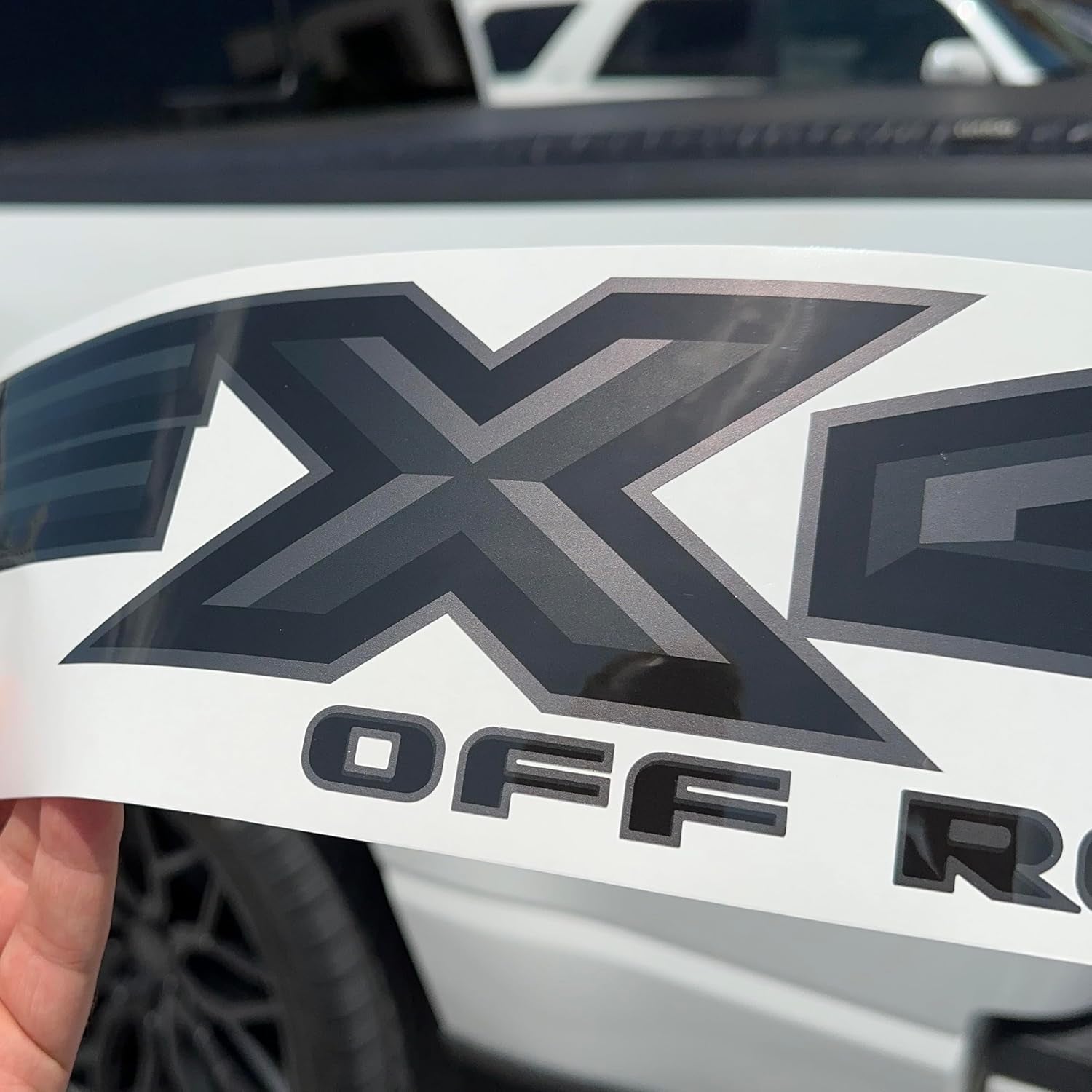 FX4 off Road Decal Replacement Sticker F150 Bedside F Truck Super Duty F250 F350 F450 (2015-2018) (Premium Series (Black and Metallic Finish))