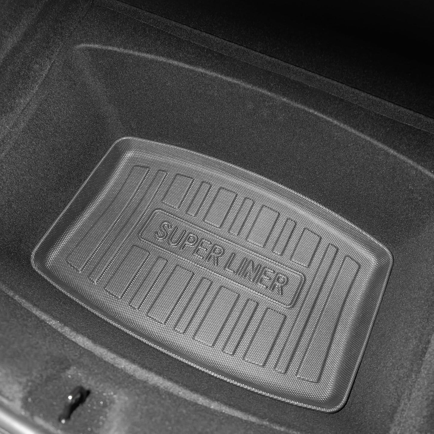 Floor Mats for 2024-2025 Tesla Model 3 Highland-Premium Flagship Version (Luxury) Custom Fit All-Weather Cargo Liner Rear Cargo Tray Trunk Floor Mat Interior Accessories*6Pcs