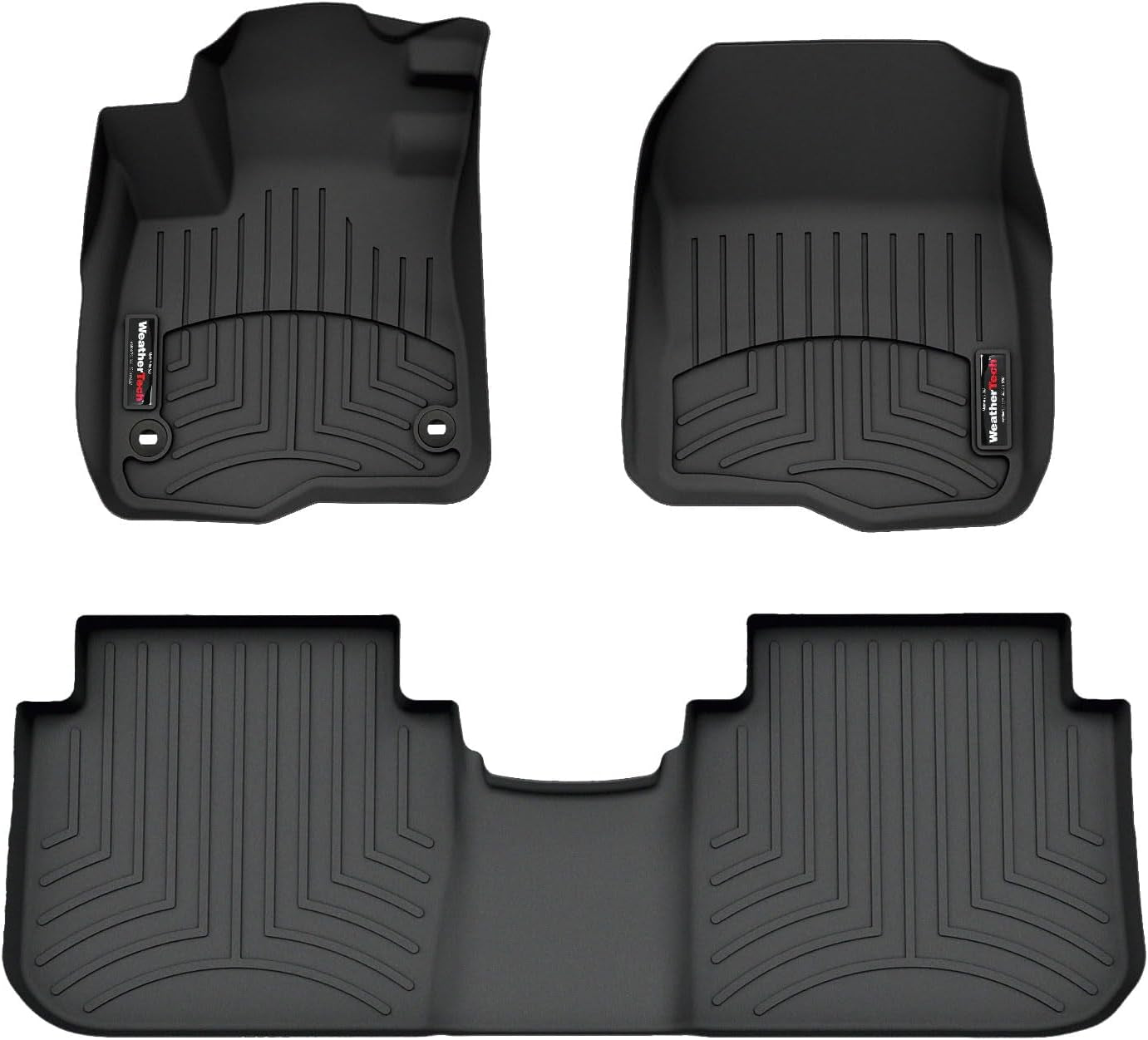 Custom Fit Floorliners for Honda CR-V, CR-V Hybrid - 1St & 2Nd Row (461780-1-2), Grey