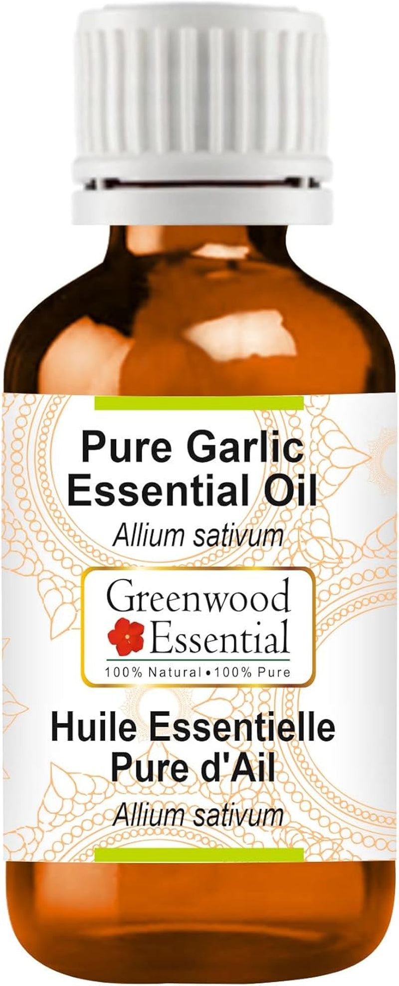 Pure Garlic Essential Oil (Allium Sativum) Steam Distilled 10Ml (0.33 Oz) TLBH