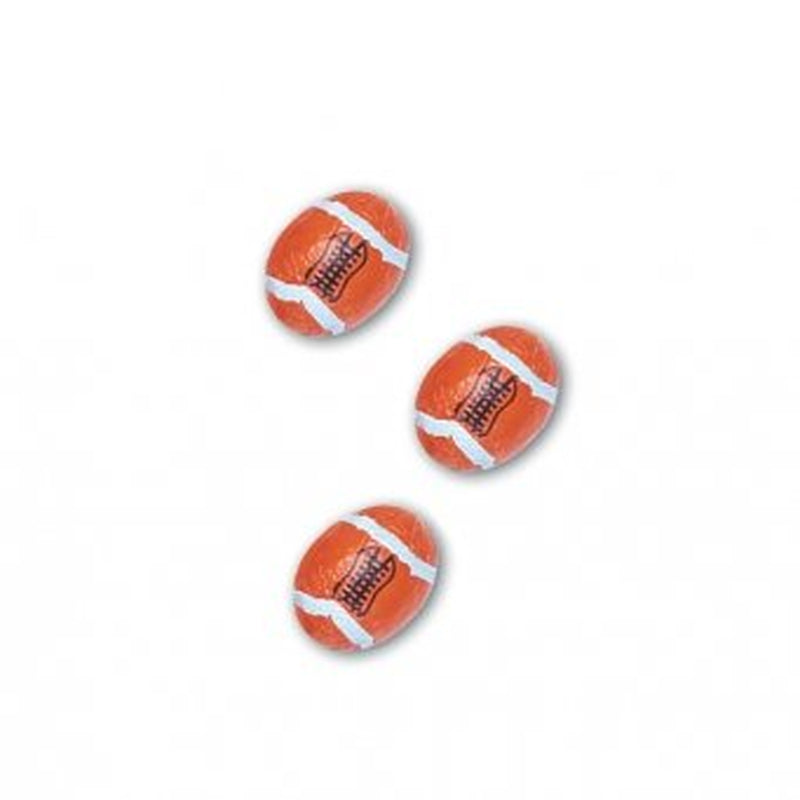 Madelaine Premium Milk Chocolate Footballs Wrapped in Italian Foil - Super Bowl Party Favor Candy (1 LB)