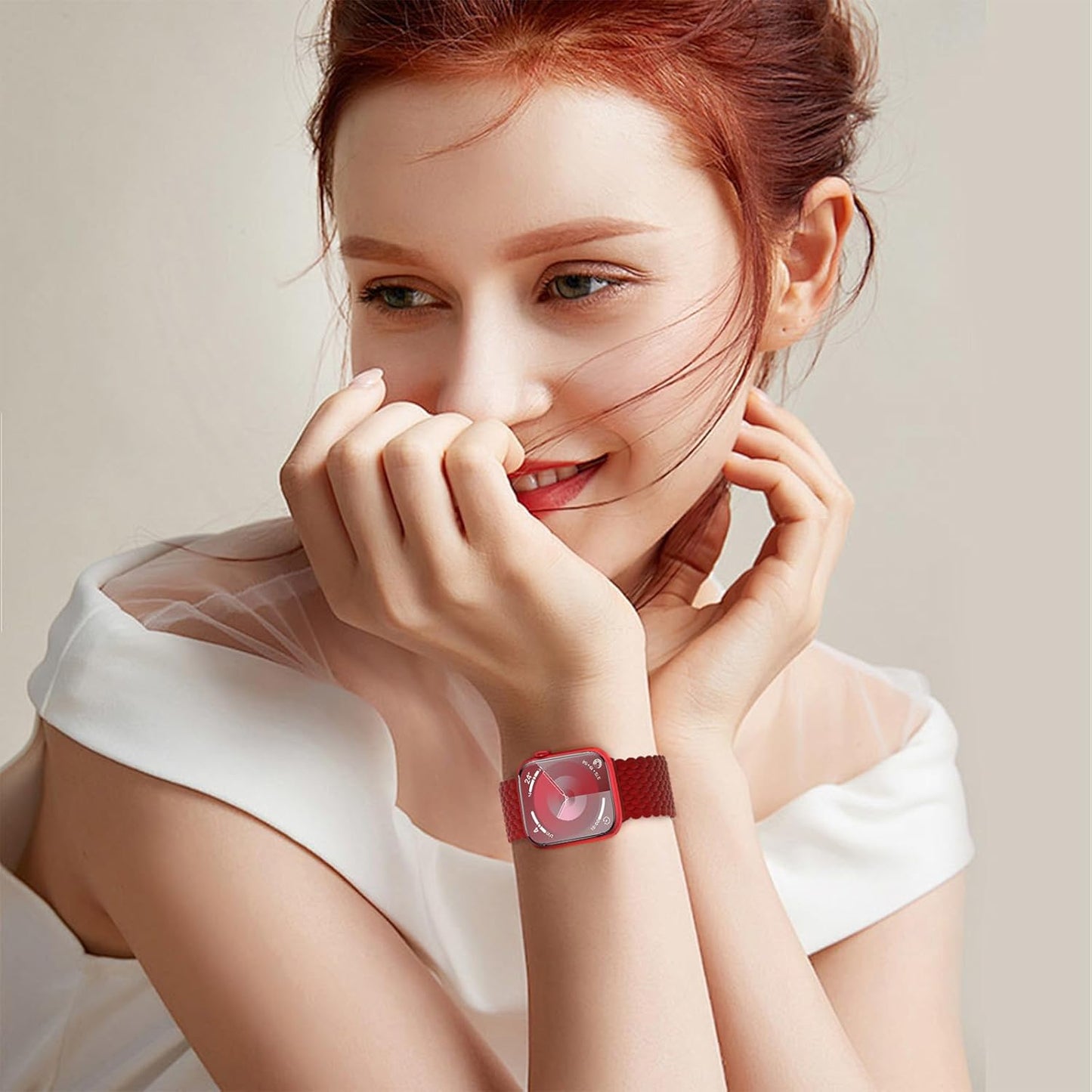 6 Pack Braided Solo Loop Bands Compatible with Apple Watch 38Mm 40Mm 41Mm 42Mm 44Mm 45Mm 49Mm, Sport Stretch Elastics Strap Wristbands for Iwatch Series 9/8/7/6/5/4/3/2/1 Ultra SE Women Men