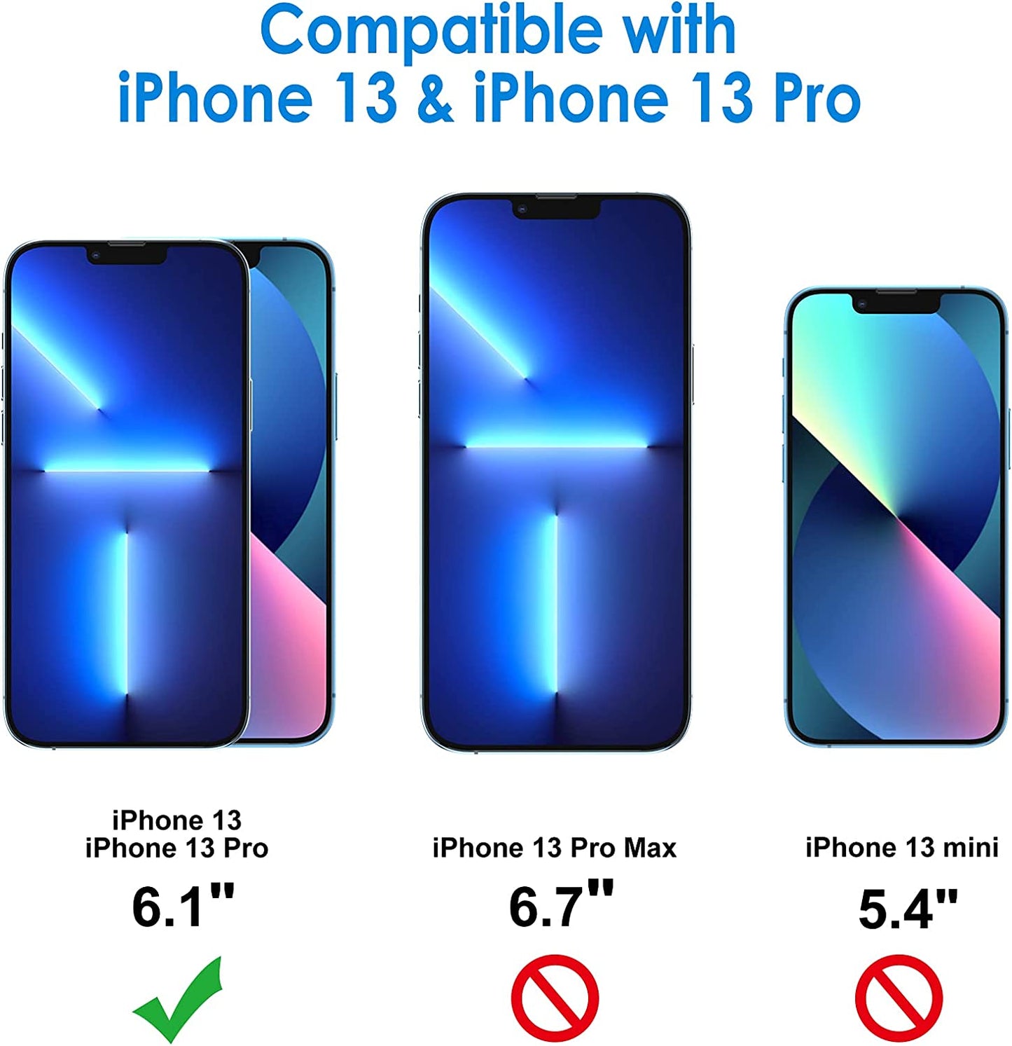 Privacy Screen Protector for Iphone 16E 2025, Iphone 13/13 Pro 6.1-Inch, anti Spy Tempered Glass Film, 2-Pack