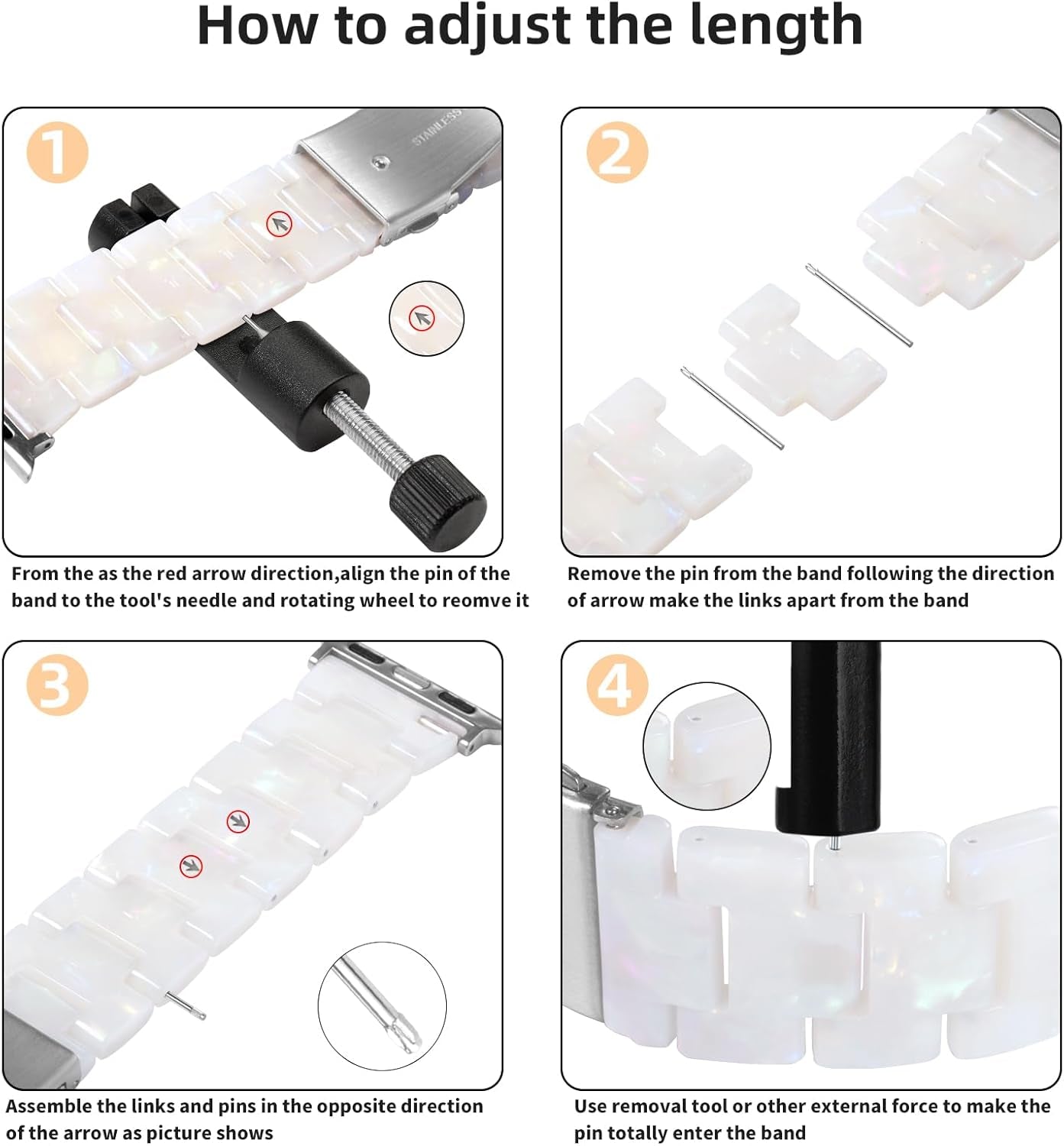 Compatible with Resin Apple Watch Band 40Mm 38Mm 41Mm Women Men, Light Stylish Resin Bracelet Iwatch Replacement Bands with Stainless Steel Buckle for Iwatch Series 9/8/7/6/5/4/3/2/1/SE Colorful