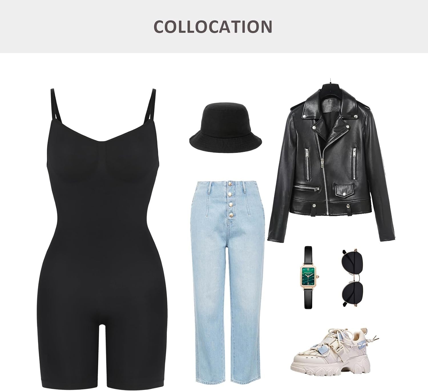 Shapewear Bodysuit Tummy Control Faja Seamless Sculpting Butt Lifter Body Shaper for Women