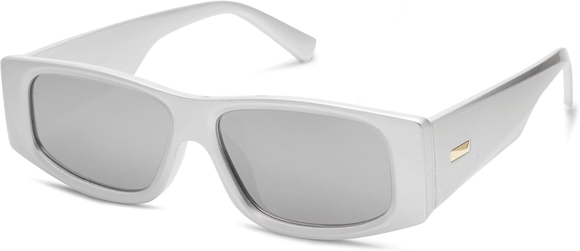 Trendy Y2K Rectangle Polarized Sunglasses for Women Men Fashion Designer Rave Sunglasses SJ2228
