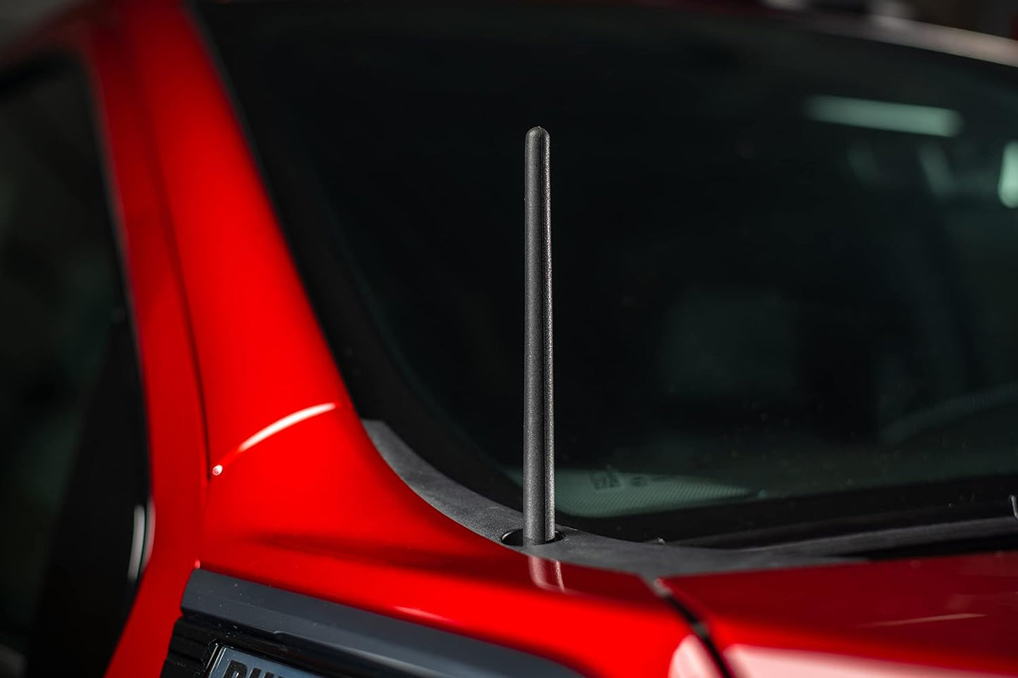 - Short Rubber Antenna Fits Dodge Ram Truck 2500 (2010-2018) - USA Stainless Steel Threading - the Original 6 3/4 Inch Accessories - Car Wash Proof - Internal Copper Coil TRUCK DRIVER