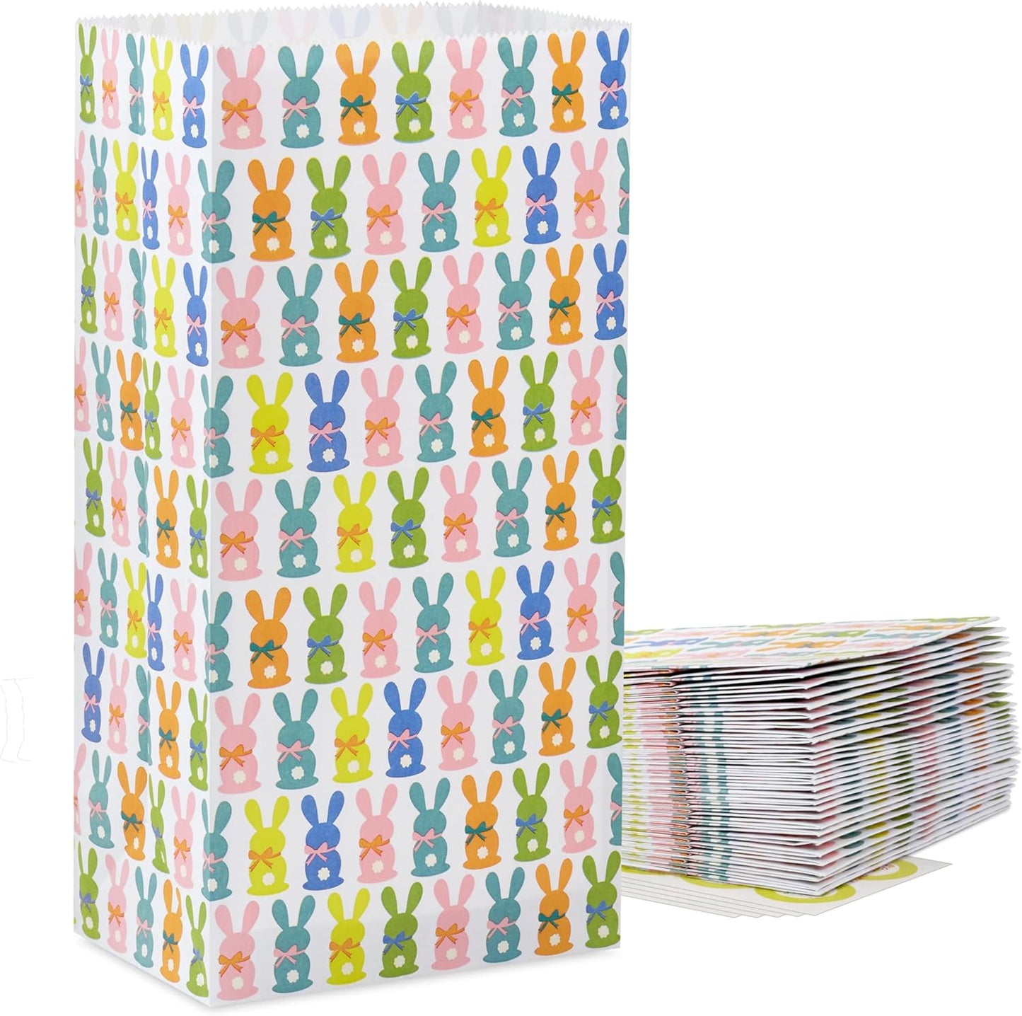 Valentine'S Day Paper Treat Sacks (30 Bags: Happy Valentine'S Day, Hearts) for Classroom Parties, Valentines, Kids, Coworkers
