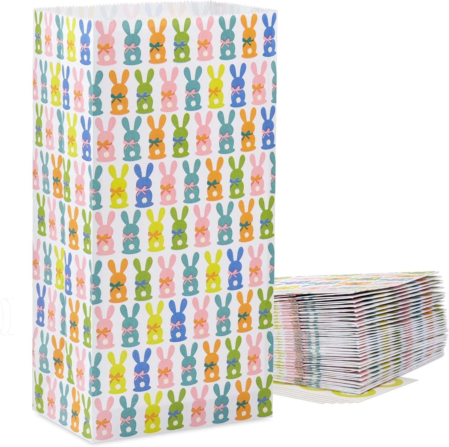 Valentine'S Day Paper Treat Sacks (30 Bags: Happy Valentine'S Day, Hearts) for Classroom Parties, Valentines, Kids, Coworkers