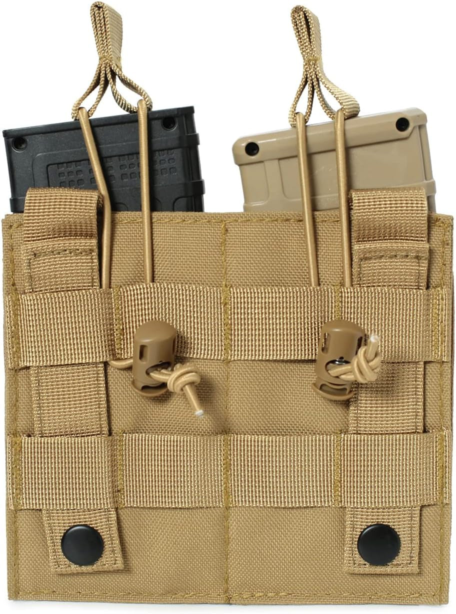 Molle Mag Pouch Open Top Double/Triple Magazine Pouch Holder