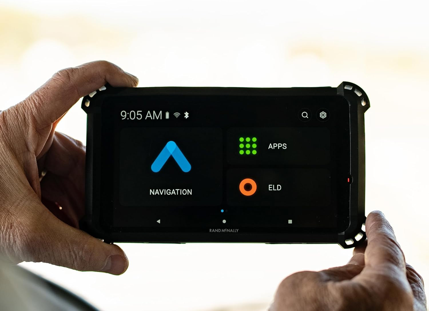 Truck GPS for Truckers with Navigation System, Speed Camera Alerts & Live Traffic Weather and Fuel Updates - Essentials Truck Accessory for Commercial Drivers - Rand Tablet 6 Inch TRUCK DRIVER