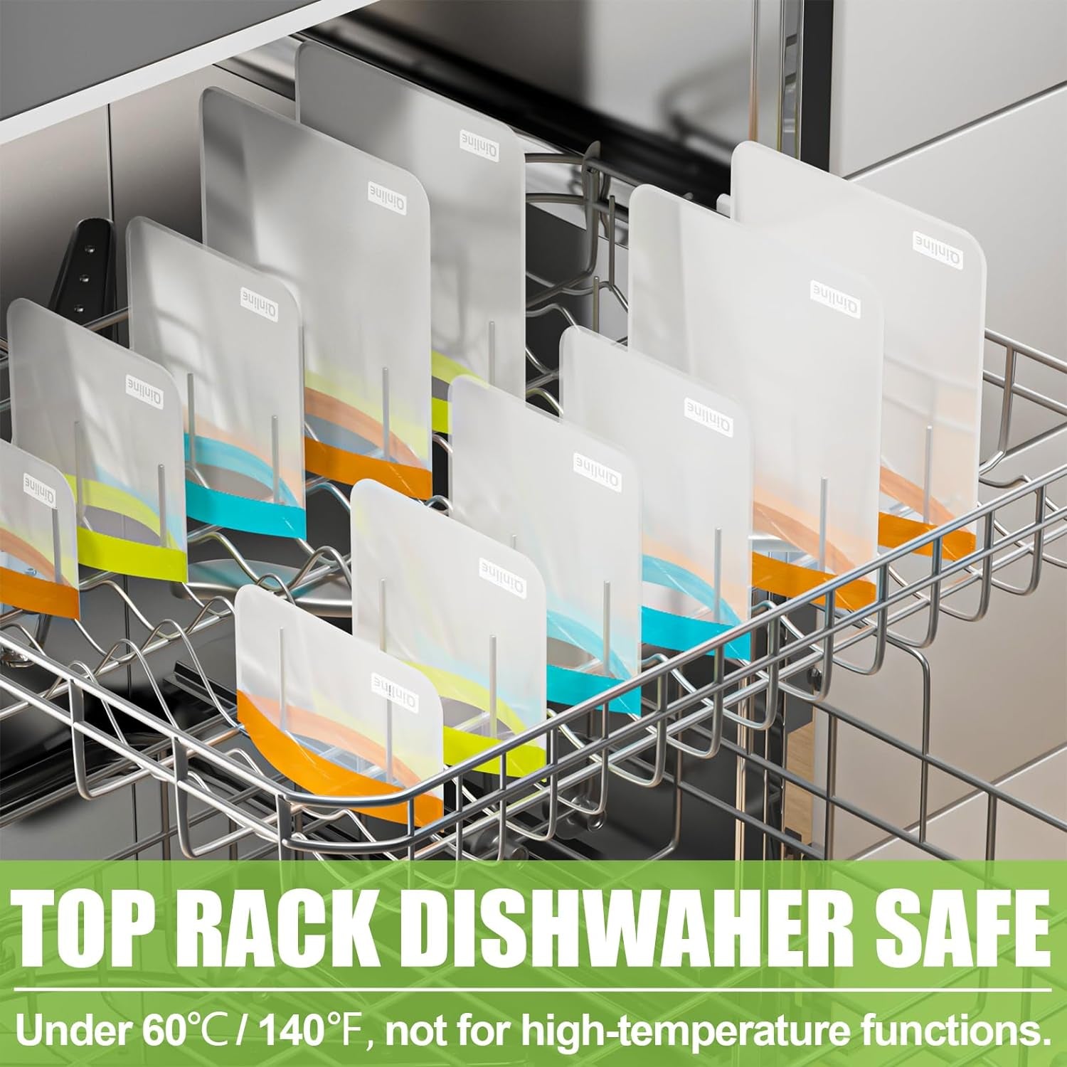 Reusable Food Storage Bags - 10 Pack Freezer Bags, BPA Free Reusable Bags Silicone, EXTRA THICK Leakproof Reusable Lunch Bag for Salad Fruit Travel - 2 Gallon 4 Sandwich 4 Snack Bags