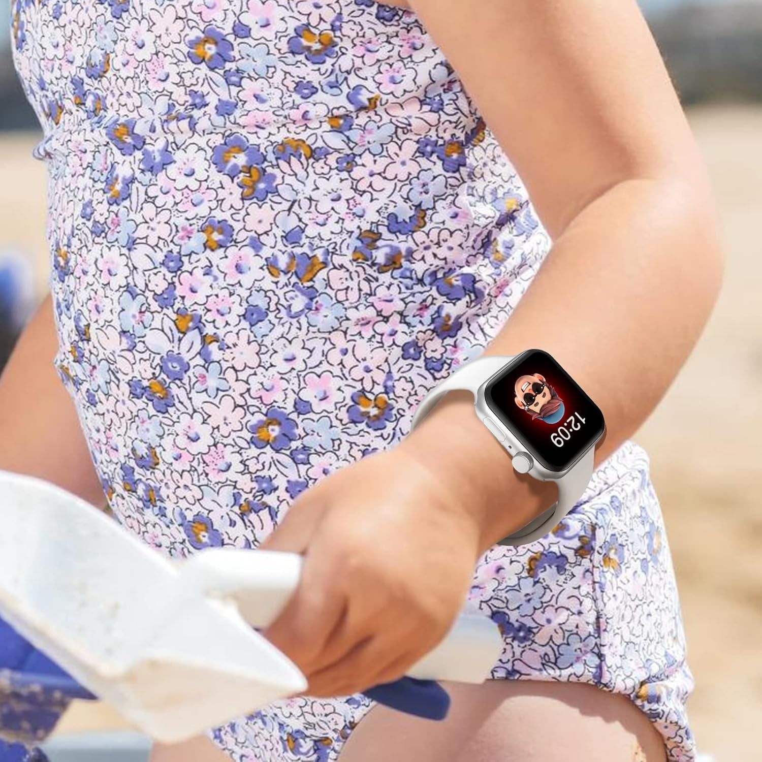 Sport Band Compatible with Kids Apple Watch Bands 49Mm 45Mm 44Mm 42Mm 41Mm 40Mm 38Mm, Soft Silicone Wristband Replacement Strap with Classic Clasp for Iwatch 9/Ultra/Se/8/7/6/5/4/3/2/1