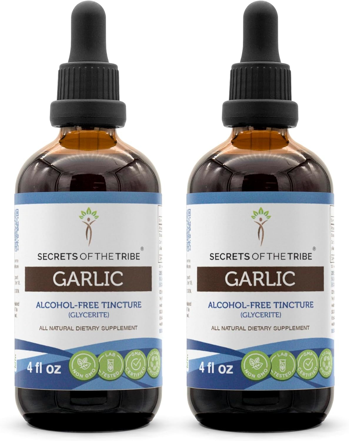 Garlic Tincture Alcohol-Free Liquid Extract, Garlic Dried Bulb (2 FL OZ) TLBH