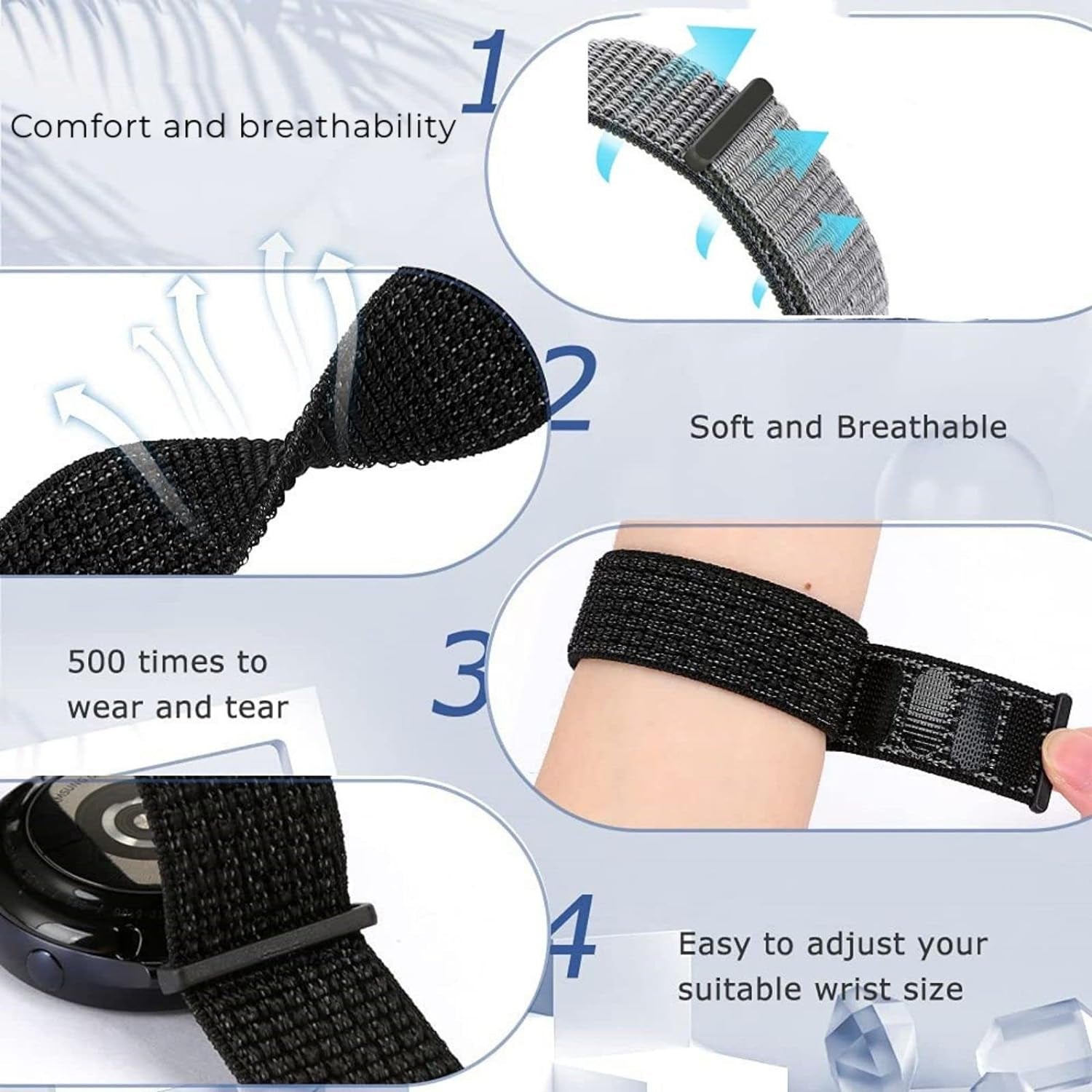 Sport Loop Band Compatible with Apple Watch Band 49Mm 45Mm 44Mm 42Mm 41Mm 40Mm 38Mm Men Women, Braided Stretchy Nylon Loop Bands for Iwatch Ultra 2 1 Series 9 8 7 SE 6 5 4 3 2 1
