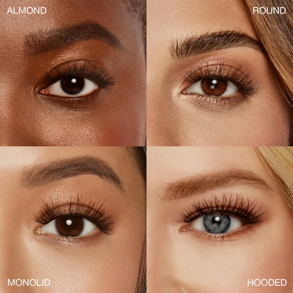 Naked Strip Lashes 421 – Natural-Looking, Long-Lasting False Eyelashes with Invisiband for Seamless Blend, 4 Pairs, 1-Pack