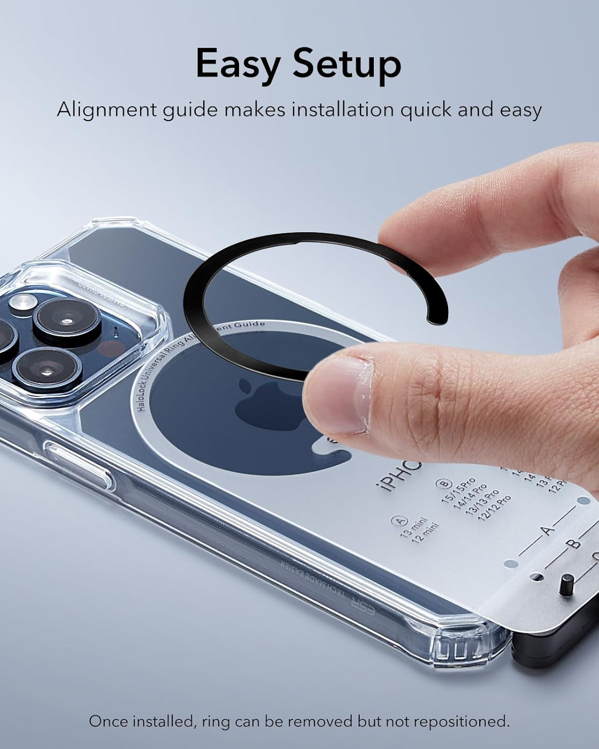 for Magsafe Ring, Ultra-Thin(0.4Mm) for Magsafe Sticker,6 Pack Universal Magnetic Wireless Charger Conversion Kit for Iphone 16/16E/15/14/13/12, Galaxy S24/S23, Magsafe Accessories, Black & Silver