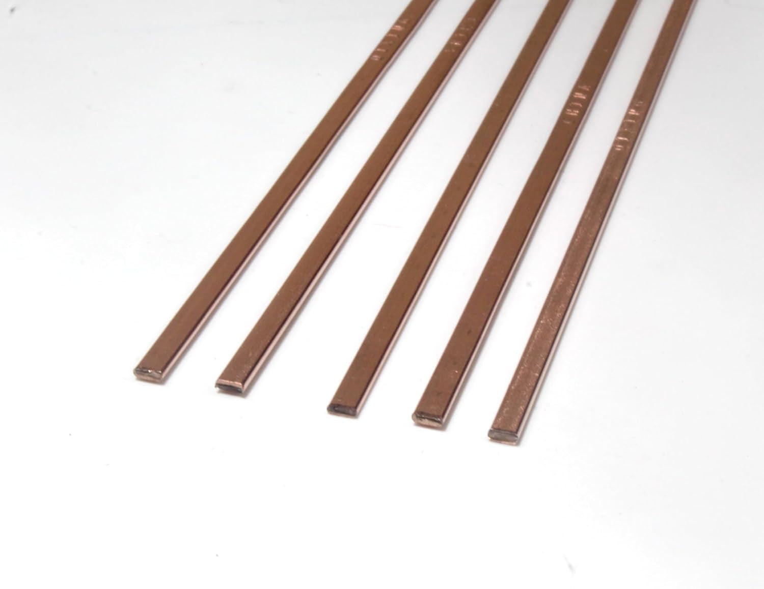 Brazing Rods Phosphor Copper 5% Silver Nitrate Sticks Copper Solder Kit Alloys Flat Industry Welding Rods for Air-Conditioners, Refrigerators Pipe Gas and Freezers Storage HVAC(5% Silver Bcup-3)