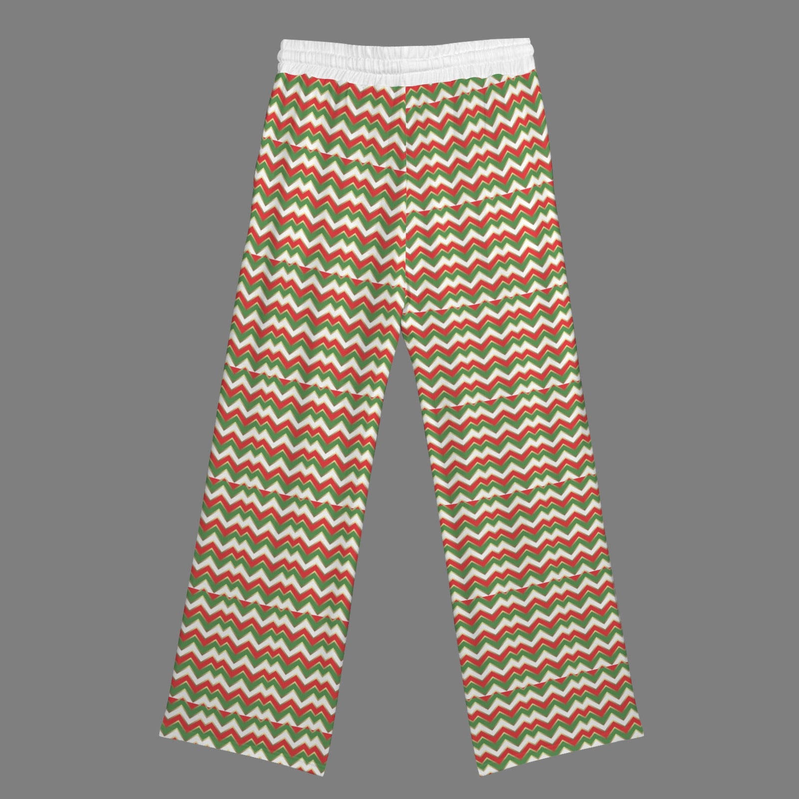 Xmas Chevron flared sweatpants