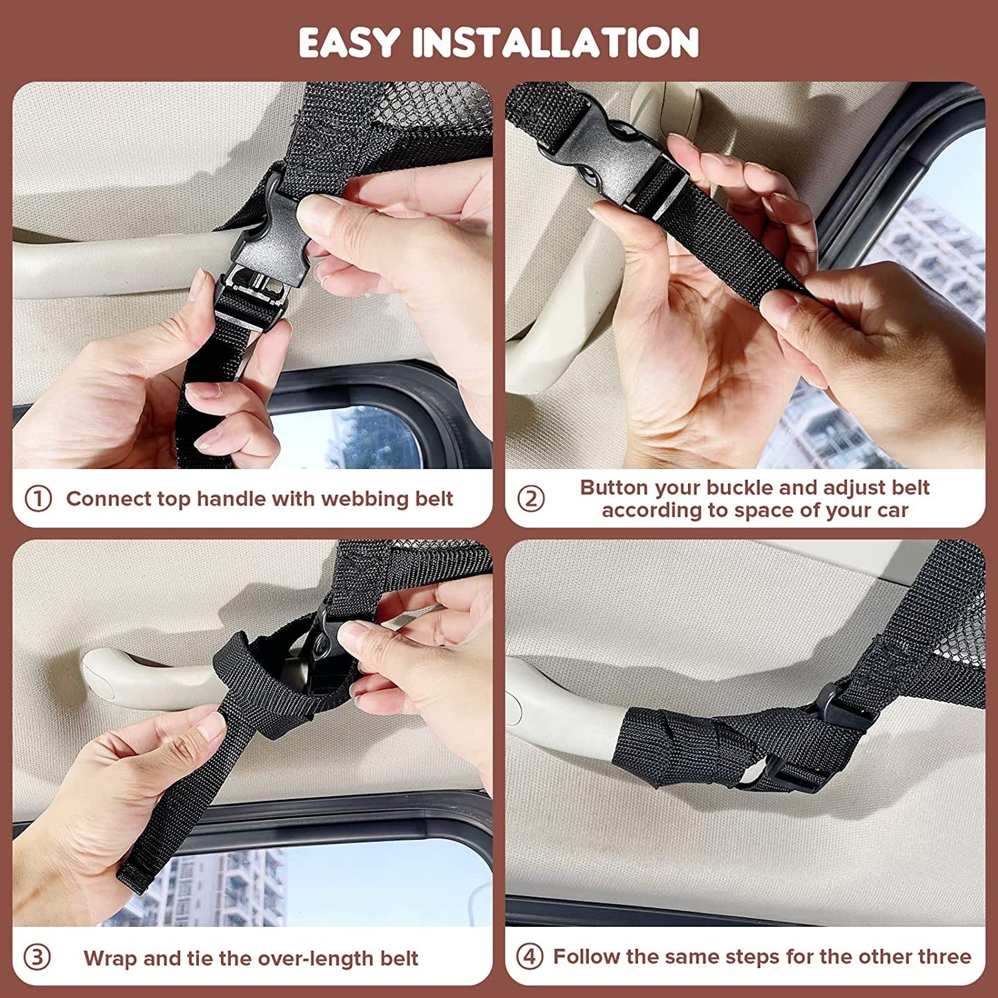 Car Ceiling Cargo Net Pocket,35.4"X23.6" Load-Bearing Double-Layer Mesh Car Roof Storage Organizer for Ford,F150,Jeep,Honda Crv,Mini Van,Rav4,Car Camping Accessories