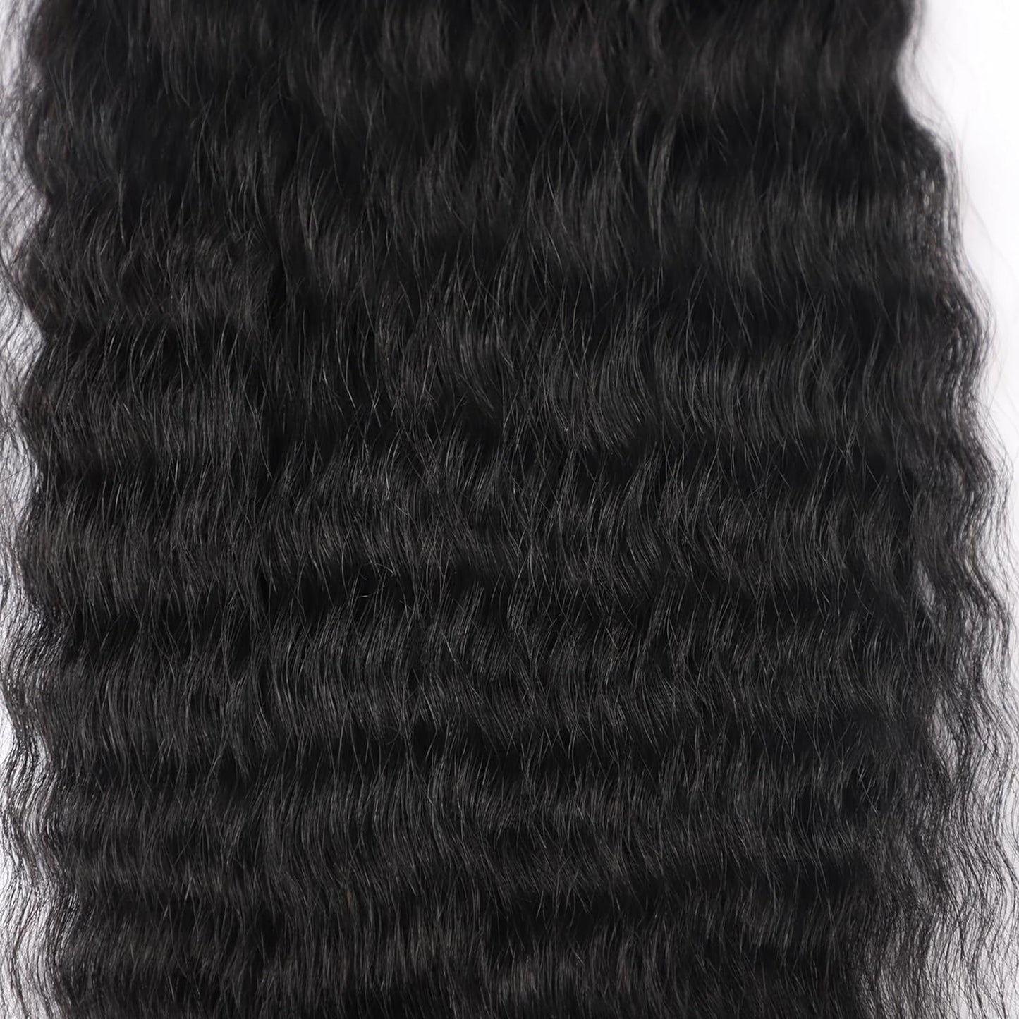 Super Wave Bulk Human Hair for Braiding No Weft 100G (1Pack-4Pcs) Super French Wet and Wavy Braiding Human Hair 100% Virgin Human Hair Micro Braiding Hair (Super Bulk (Natural), 16 Inch)