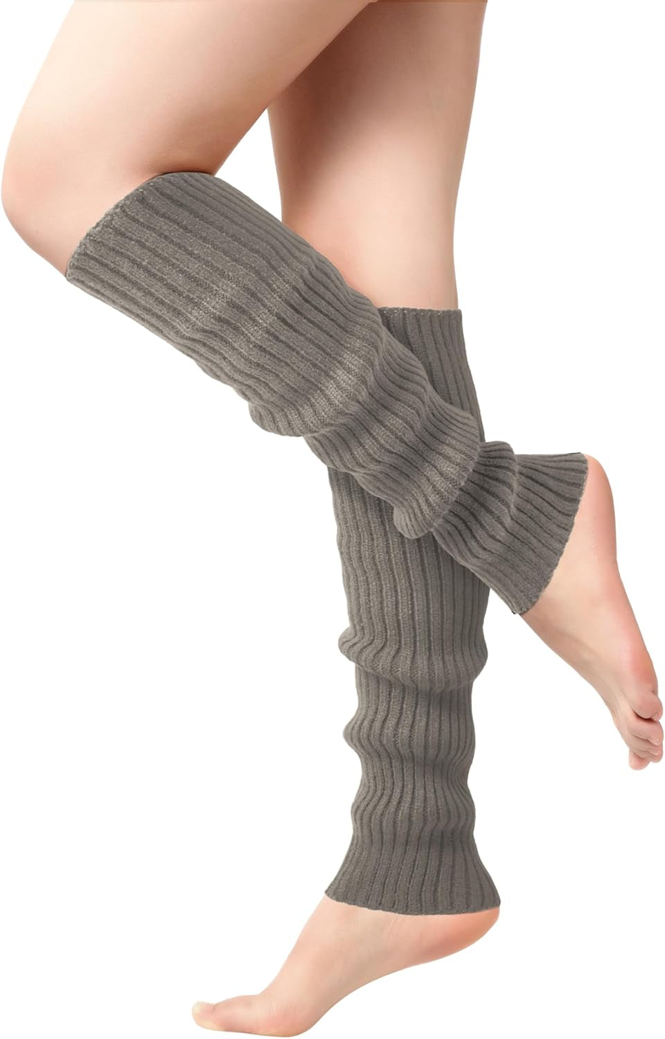 Leg Warmers for Women - Leg Warmers 80S Ribbed Knitted Long Socks for Yoga Party Sports Fashion Accessories
