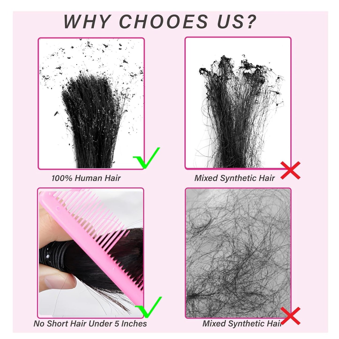 Human Braiding Hair for Boho Braids Human Hair Water Wave 20 Inch 2 Bundles 100G Wet and Wavy Human Hair for Boho Knotless Braids Bulk Boho Human Hair Extensions (Natural Color, 20 Inch)