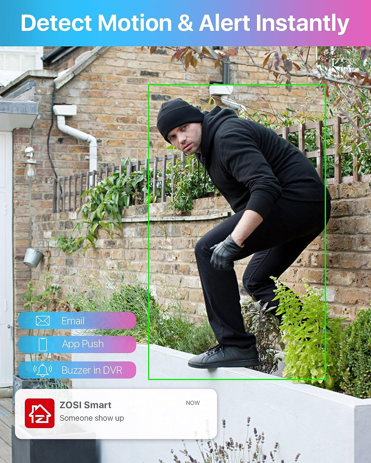 8CH 3K Lite Home Security DVR with 2TB HDD,AI Human/Vehicle Detection,Remote Access,Alert Push,H.265+ Hybrid 4-In-1 Wired Surveillance DVR for HD-TVI, CVI, CVBS, AHD 960H/720P/1080P CCTV Cameras TRUCK DRIVER