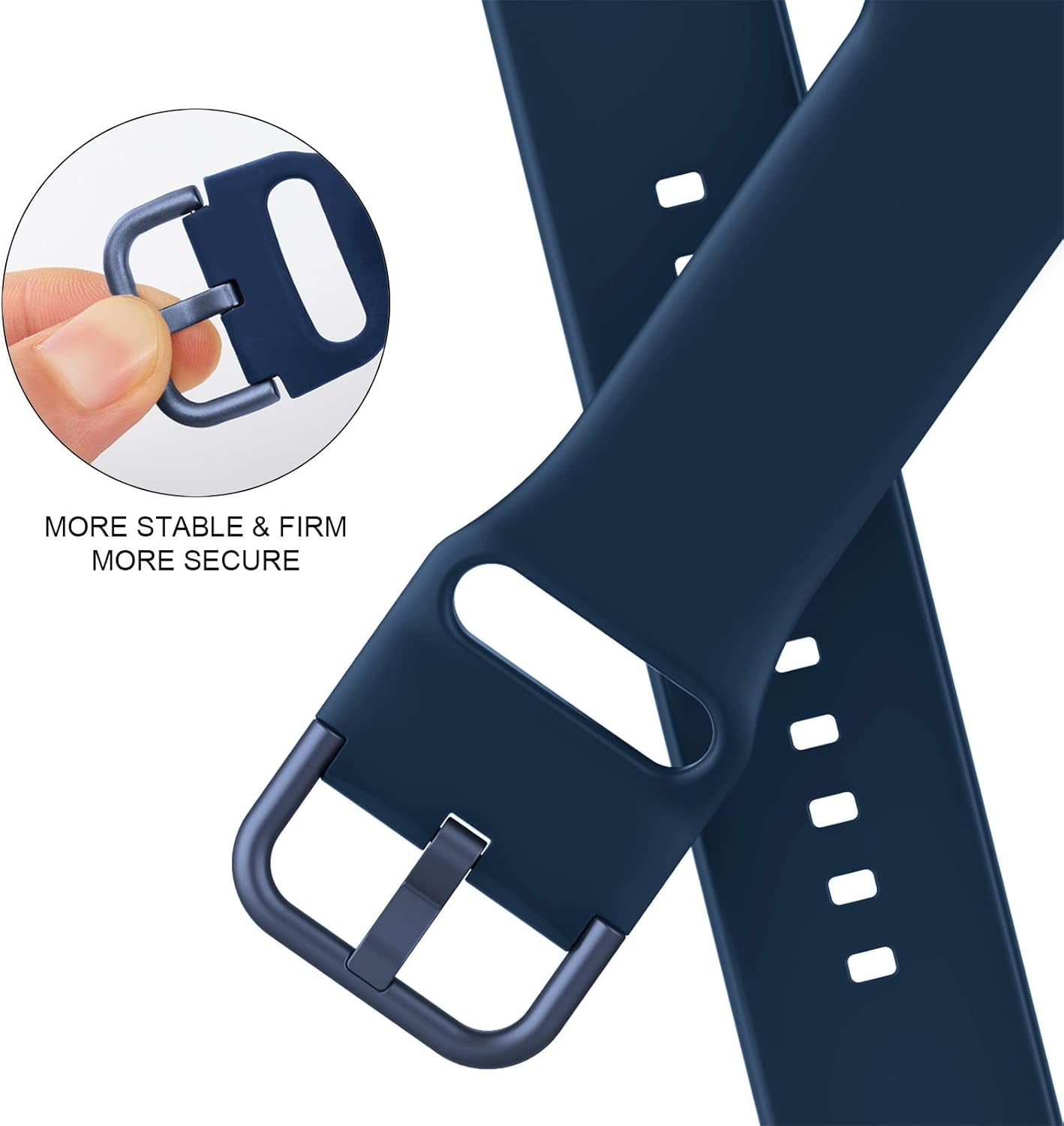 Sport Band Compatible with Apple Watch Bands 49Mm 45Mm 44Mm 42Mm 41Mm 40Mm 38Mm, Soft Silicone Wristband Replacement Strap with Classic Clasp for Iwatch Series 9 Ultra SE 8 7 6 5 4 3 2 1 for Women Men