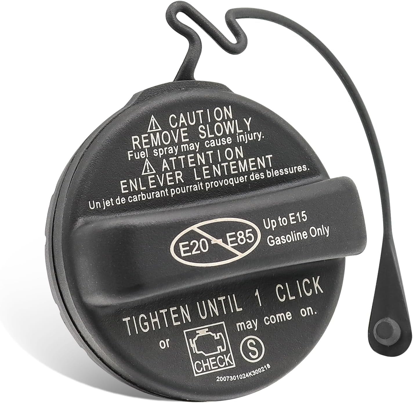 Gas Cap Fuel Cap 77300-07030 for 2014-2021 Toyota Venza Highlander Sienna Tacoma Camry RAV4 Corolla Avalon Tundra Sequioa,Lexus Ct200H UX200 Es300H ES350 Gs450H Nx300H RX350 LC500,77300-53030 Gas Caps