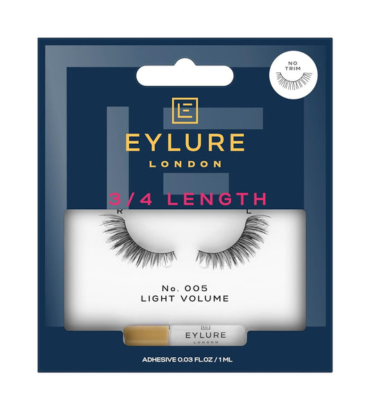 Volume Accent No. 005 Reusable Eyelashes, Adhesive Included, 1 Pair