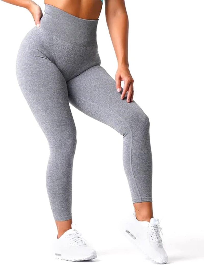 Scrunch Butt Lifting Leggings for Women Seamless Tie Dye High Waist Yoga Pants Workout with Ribbed and Smile Contour