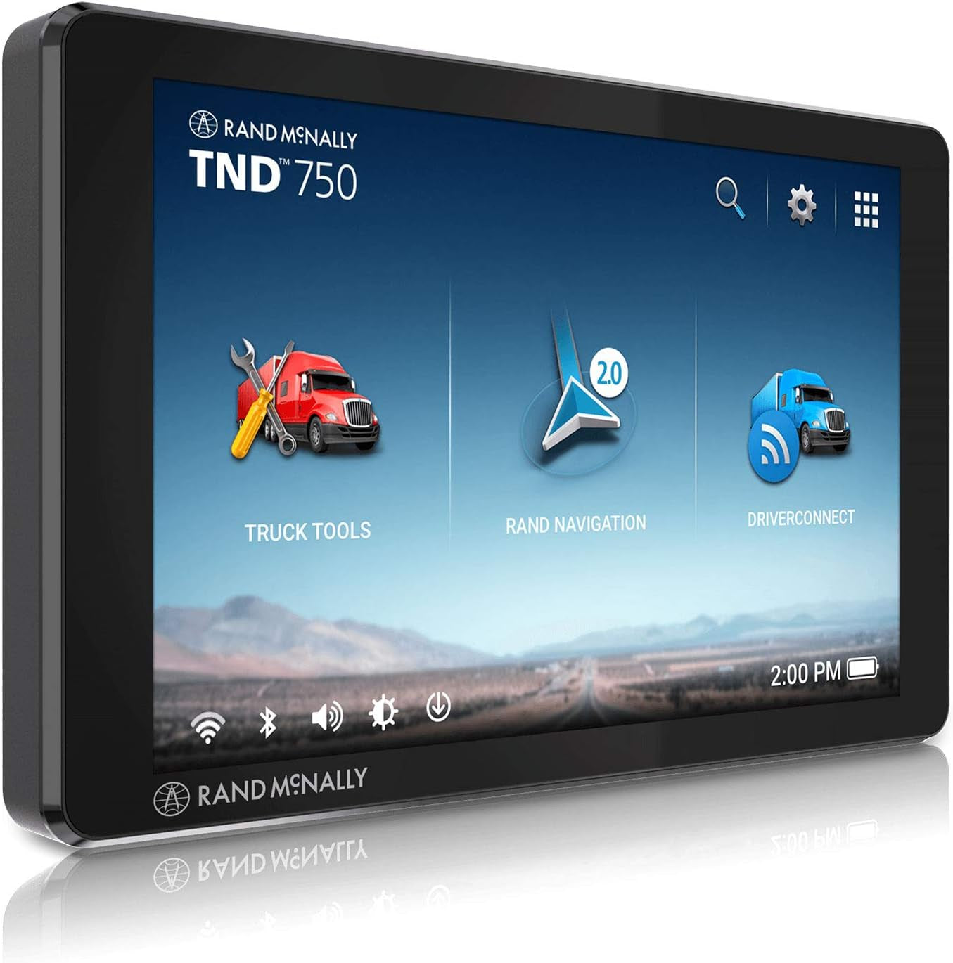 Truck GPS for Truckers with Navigation System, Speed Camera Alerts & Live Traffic Weather and Fuel Updates - Essentials Truck Accessory for Commercial Drivers - Rand Tablet 6 Inch TRUCK DRIVER
