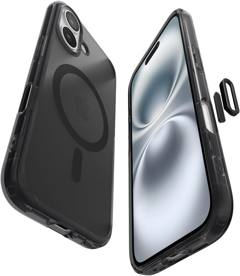 for Iphone 16E Case, Ultra Hybrid Magfit [Compatible with Magsafe Accessories] [Anti-Yellowing] [Military-Grade Protection] - Classic Black