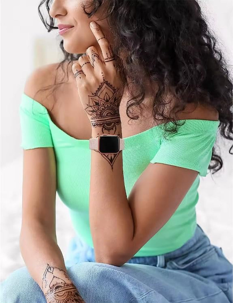 AXTECHS Engraved Butterfly Watch Bands Are Compatible with Apple Watch Bands Sizes 38Mm 40Mm 41Mm 42Mm 44Mm 45Mm 49Mm Iwatch Series 9 8 7 6 5 4 3 2 1 SE Ultra Ultra 2, and Are Made from Premium Soft Silicone for Men and Women.