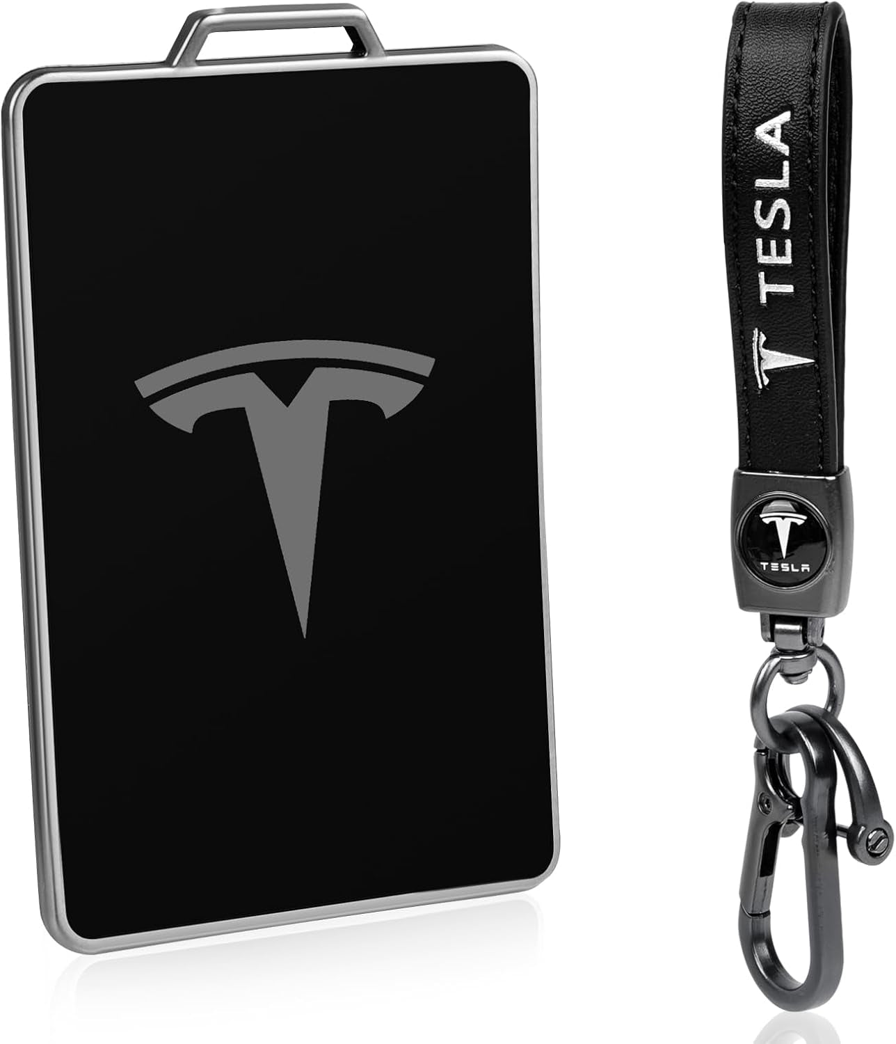 Key Card Holder Case Compatible with Tesla Model 3 Y X S Key Cover Accessories Key Chain Keyring Keychain Cards