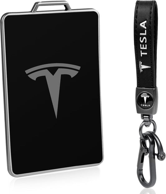 Key Card Holder Case Compatible with Tesla Model 3 Y X S Key Cover Accessories Key Chain Keyring Keychain Cards