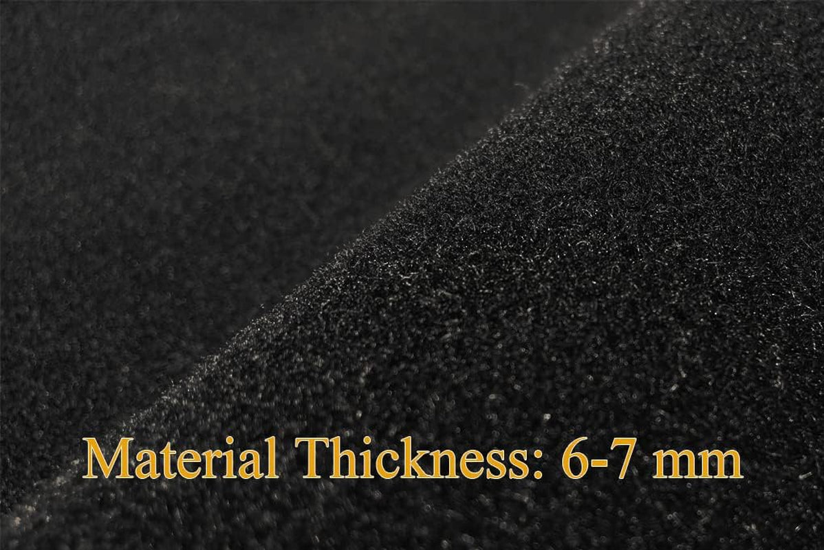 Dash Cover Mat Custom Fit for 2019-2023 Chevy Chevrolet Silverado 1500 2500HD 3500HD/2019-2023 GMC Sierra 1500 2500HD 3500HD W/O Cutout for Heads up Display,Dashboard Pad Carpet(Black) J130