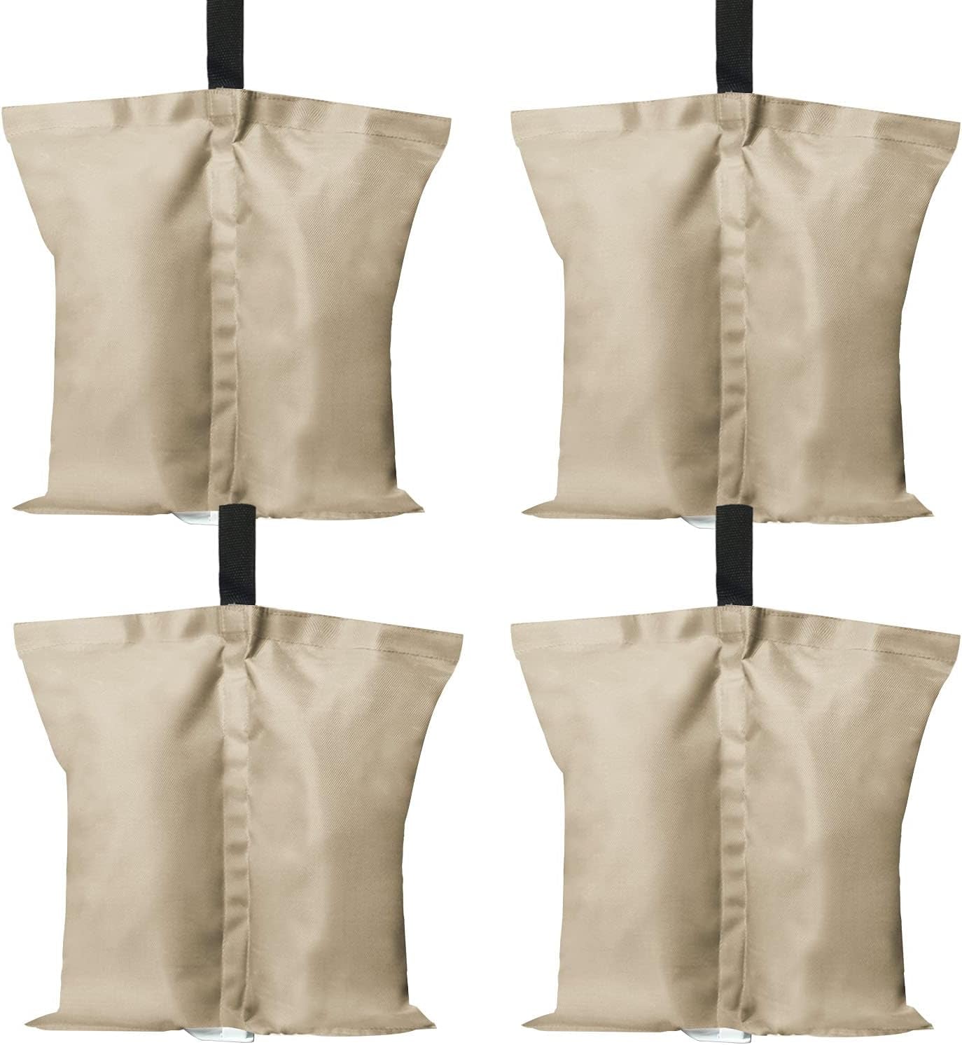 Canopy Weights 120 LBS Gazebo Tent Sand Bags,4Pcs-Pack (Black)