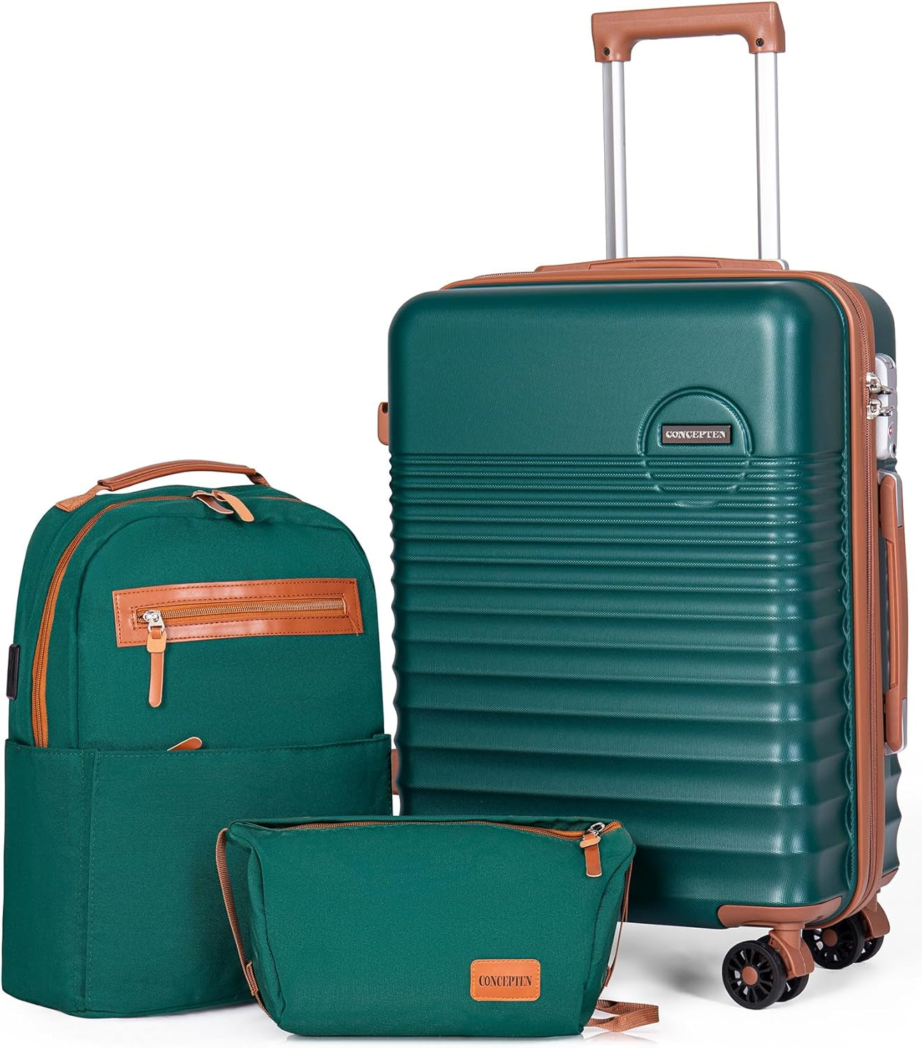 Luggage Sets 5 Piece, Suitcases with Wheels, Hardshell Suitcase Set, ABS Carry on Luggage Set with TSA Lock, Travel Luggage