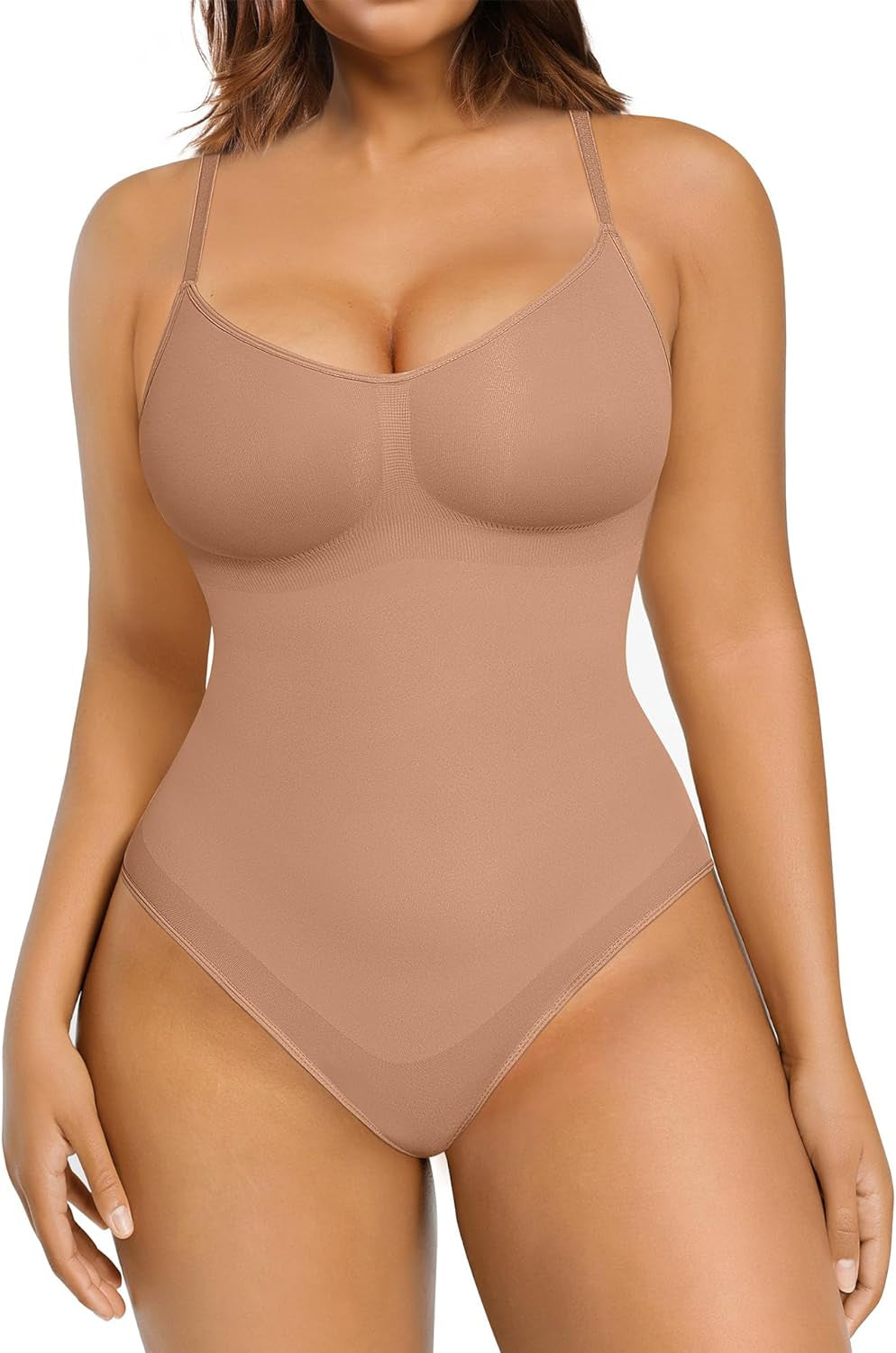 Shapewear Bodysuit Sculpting Tummy Control Body Shaper for Women Seamless plus Size Butt Lifting Shaper