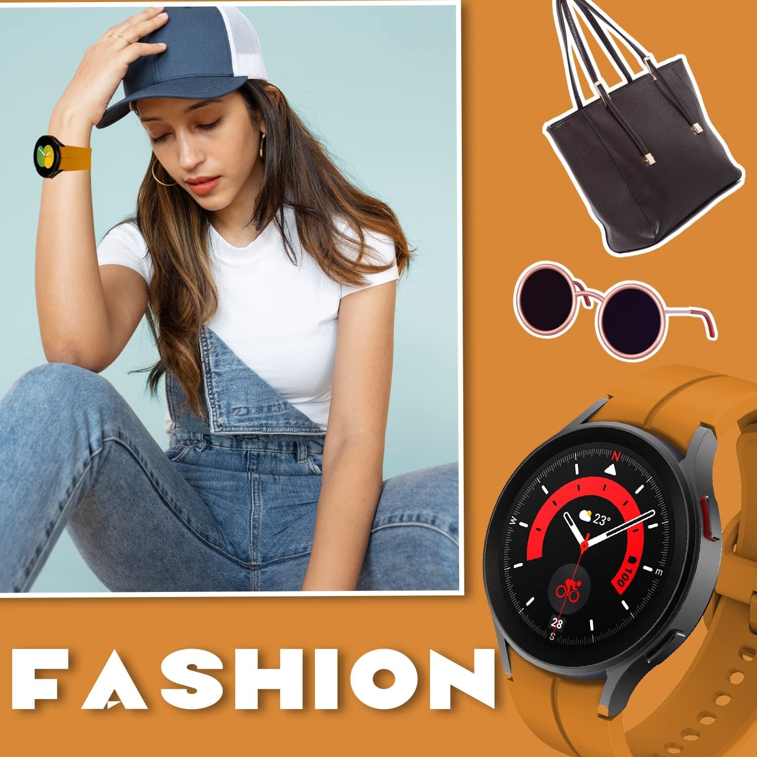 Bands for Galaxy Watch 5 Pro 45Mm Bands/Galaxy Watch 7 6 5 4 Bands 44Mm 40Mm, Sport Silicone Bands Compatible for Samsung Galaxy Watch 6 43 47Mm/Galaxy Watch 4 Classic 42 46Mm Straps Women Men