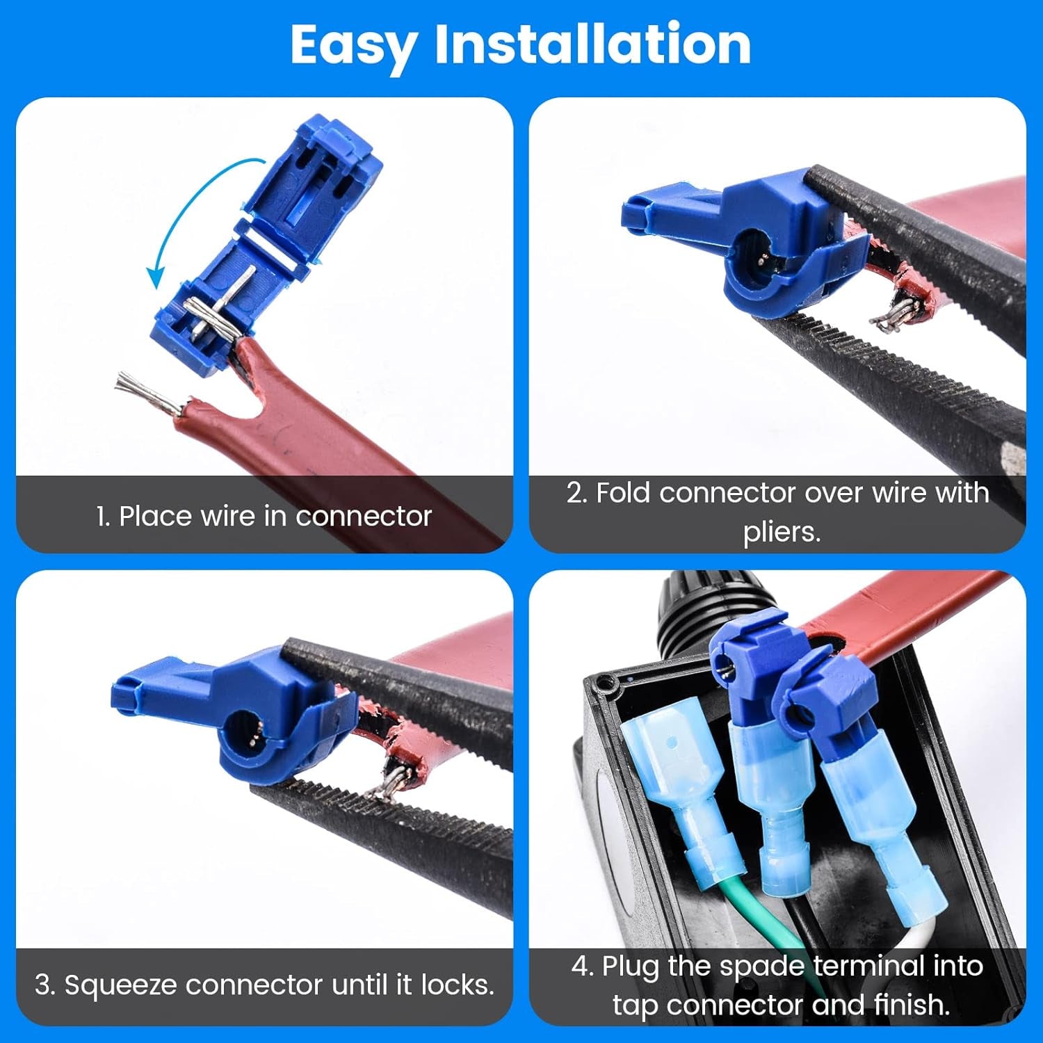 Self Regulating Water Pipe Heating Cable Kit with LED Indicator Plug, Suitable for All Types of Self-Regulating Heating Cables up to 600W