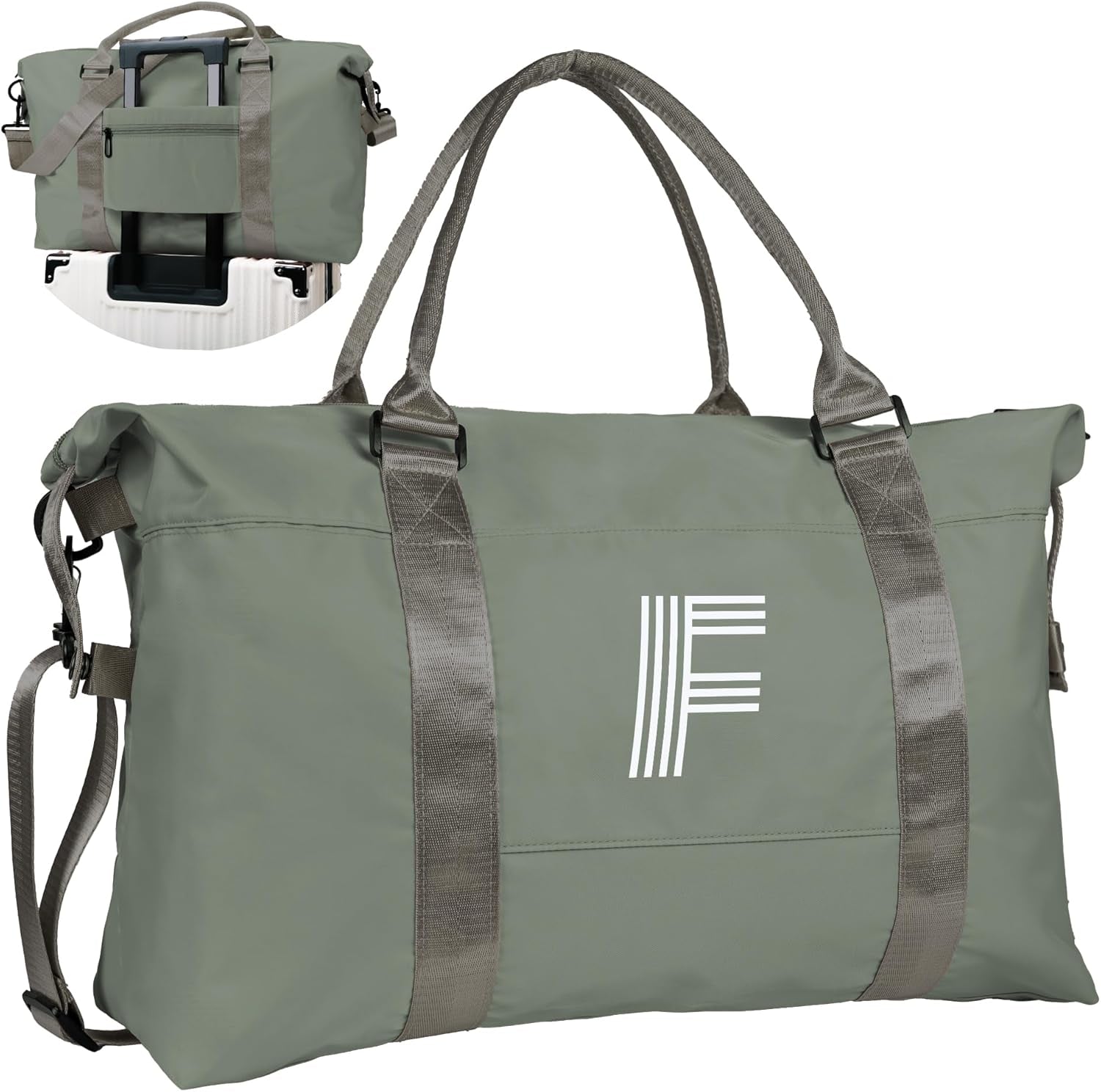 Gifts for Girls - 5 6 7 8 9 10 11 12 13 14 15 16 18 Year Old, Initial Travel Duffel Bag, Girl Personalized Bags, Kids Sports Bag, Monogram Overnight Bag for Kid, Gift for Friend (Letter B)