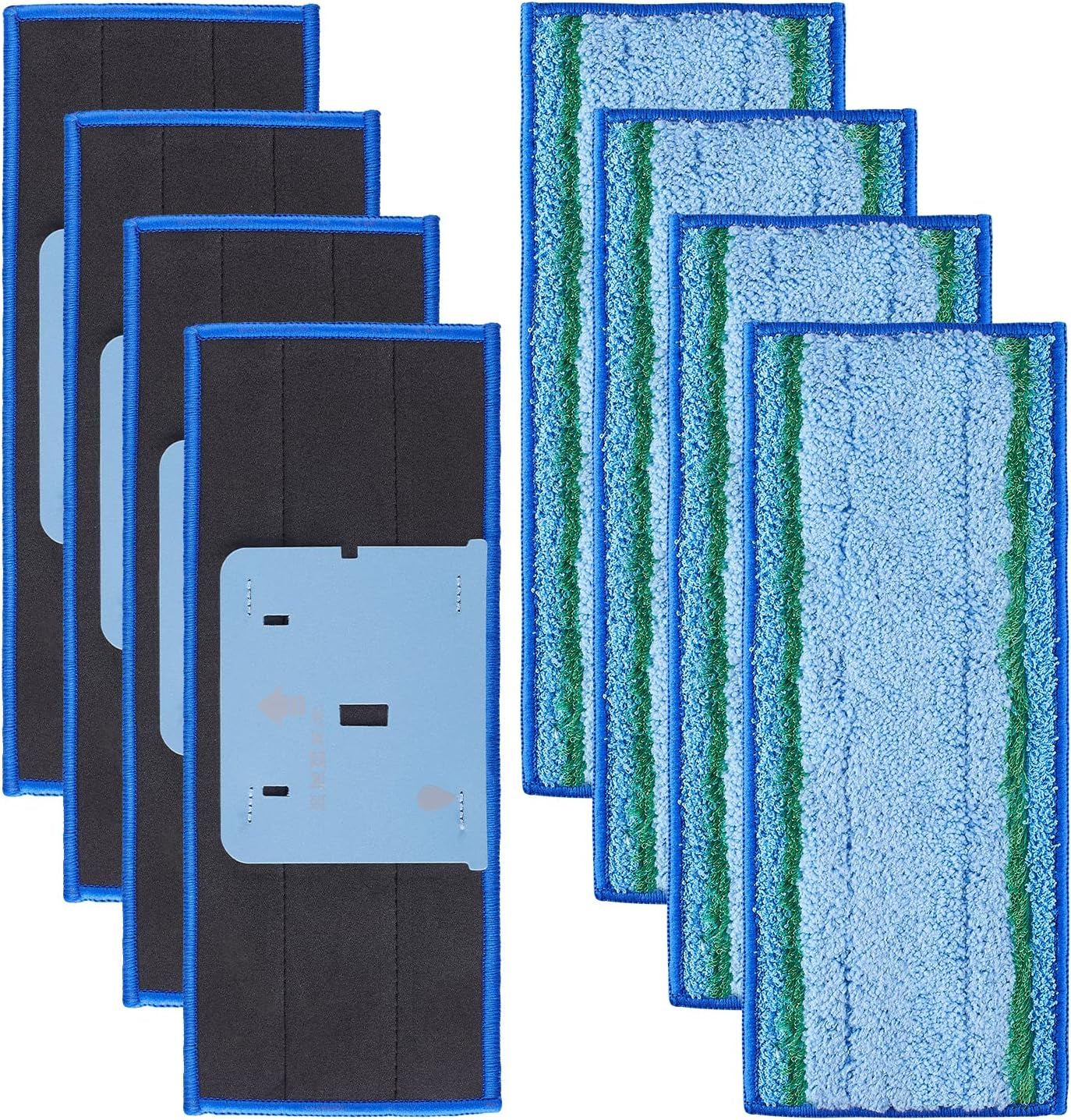 8 Pack Mop Pad for Irobot Braava Jet M6 Ultimate Robot Mop, Upgraded M6 Wet Mopping Pad, Washable Microfiber Replacement Cleaning Pad