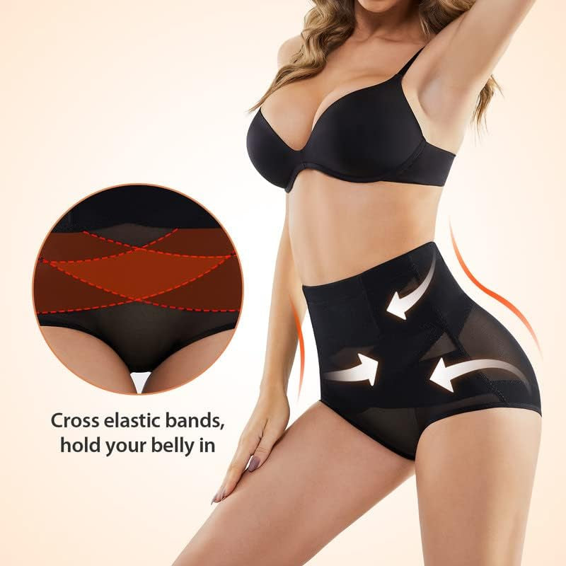 Tummy Control Shapewear for Women High Waisted Shapewear Panty Firm Control Soft Comfy Body Shaper for Women