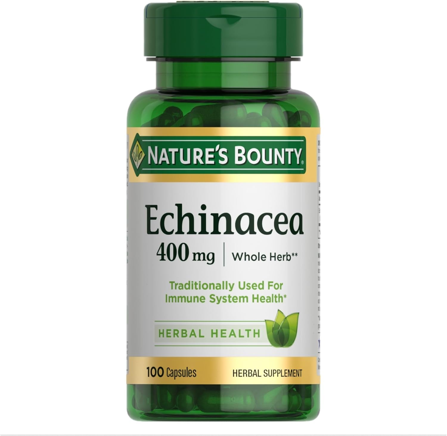 Echinacea, Herbal Supplement, Supports Immune Health, 400Mg, 100 Capsules TLBH