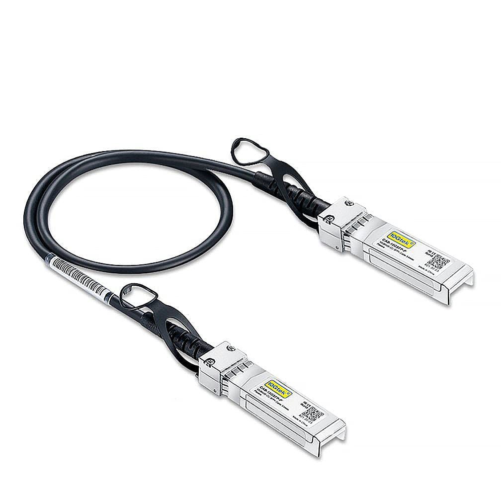 SFP+ DAC Twinax Cable - 10GBASE-CU Passive Direct Attach Copper SFP Cable for Cisco SFP-H10GB-CU2M, Ubiquiti Unifi UC-DAC-SFP+, Meraki, Fortinet, D-Link, 2-Meter(6.6Ft) | 0.25-12M Optional