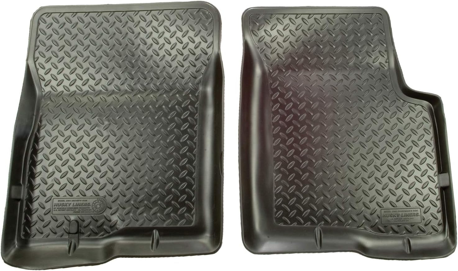 Classic Style Series | 1980 - 1996 Ford Bronco/Ford F-150, 1980 - 1997 Ford F-250/F350 | Front Floor Liners, Black | 33001
