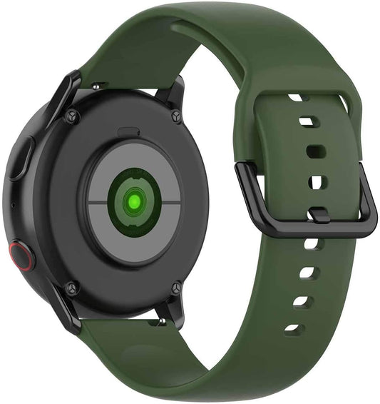 Compatible for Active 2 Watch 44Mm 40Mm/Galaxy Watch 4 Classic 46Mm 42Mm/Watch 3 41Mm Band,20Mm Soft Silicone Replacement Strap for Galaxy Watch Band 6 5 4 40Mm 44Mm/Galaxy Watch 5 Pro 45Mm